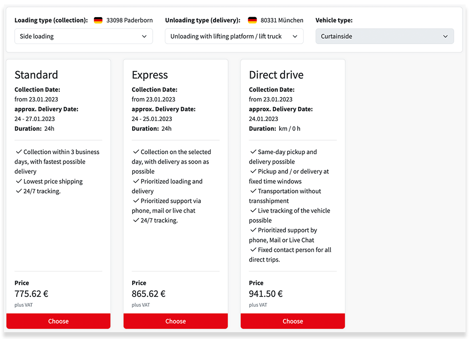 What is LTL/FTL and how does the booking work?
